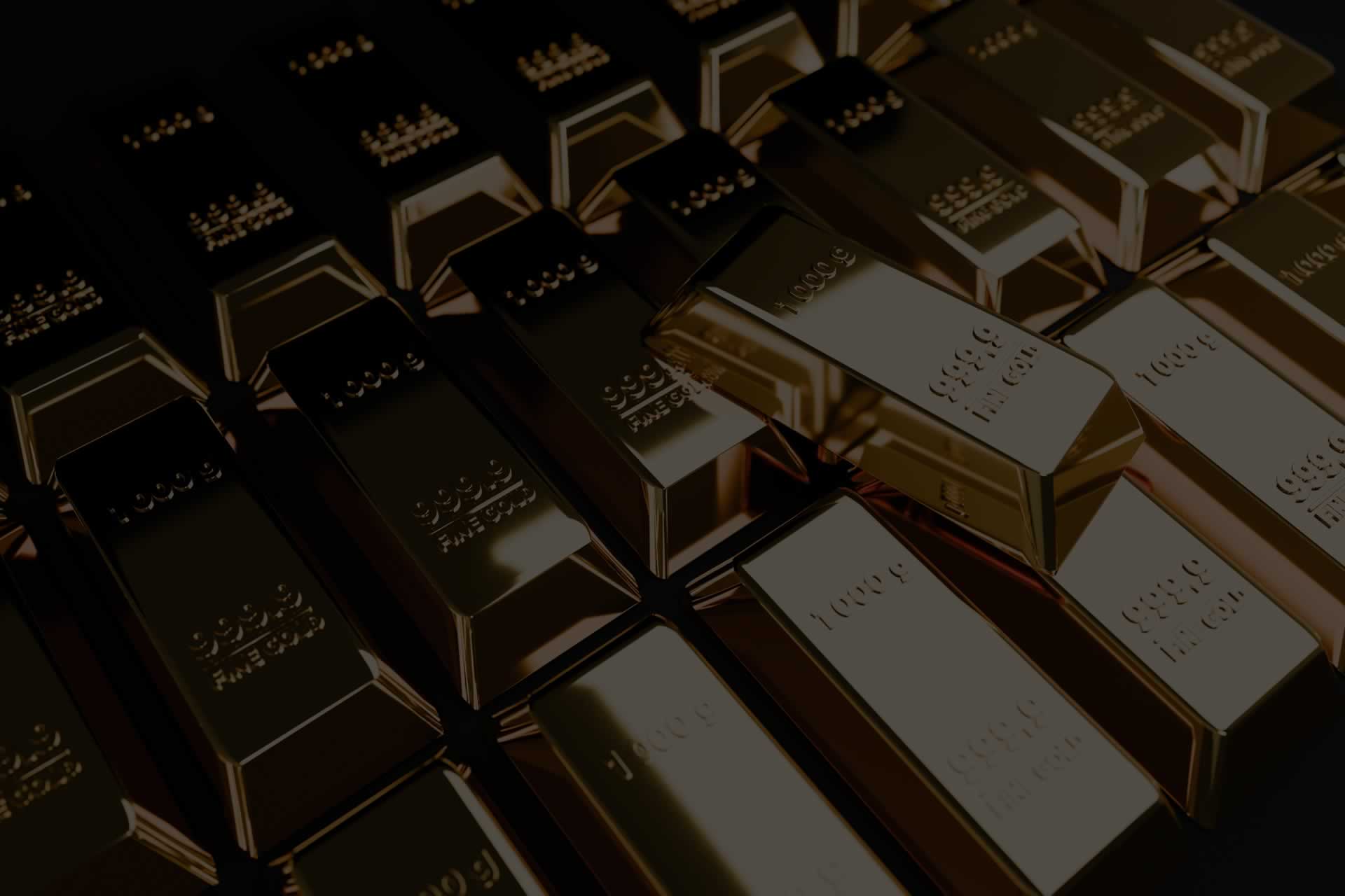 gold bars, gold bullion